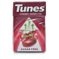 Tunes Sugar Free Cherry Flavour Menthol Sweets