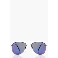 Turquoise Ombre Aviator Sunglasses - turquoise