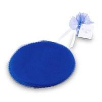 Tulle Circle Favour Bonbonniere Scalloped Edge - Navy Blue