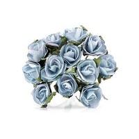 Turquoise Tea Roses - 24 Pack