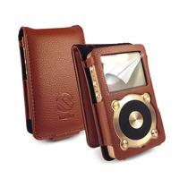 Tuff-Luv Faux Leather Case Cover for Fiio X1 - Brown