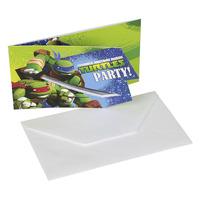 Turtles Party Invitations 6pk