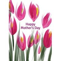 tulips mothers day card