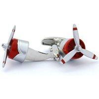 TURBO PROPELLER CUFFLINKS in Chrome Box