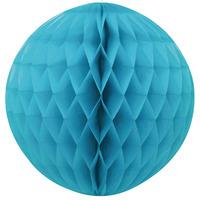 Turquoise Honeycomb Paper Ball