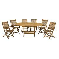 Turnbury 6 Seater Extending Dining Set with Manhattan Recliner Chairs