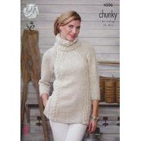 Tunic and Sweater in King Cole Authentic Chunky (4506)