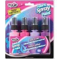 tulip fabric spray paint 2floz pack of 4 233760
