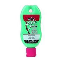 Tulip Neon Green Soft Matte Fabric Paint 59 ml