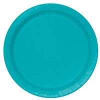 Turquoise Big Value 6 3/4in Paper Party Plates