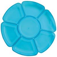 Turquoise Compartment Party Tray