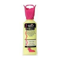 tulip fabric paint glow yellow 37ml