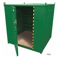 Tuffstor Walk-in Secure Store / Site Container 1200w x 1200d x 2100h