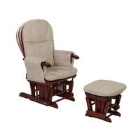 tutti bambini gc35 reclining glider chair walnut