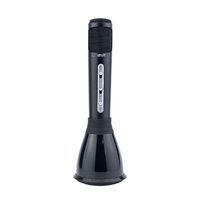 TUXUN (TOSING) K068 Portable Karaoke Microphone with Wireless Bluetooth Speaker for Smartphone - Black