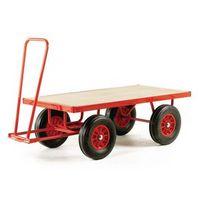 TURNTABLE TRAILER 1500 X 750 PNEMATIC TYRES, 750KG