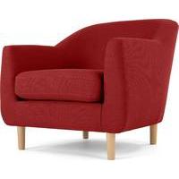 Tubby Armchair, Postbox Red