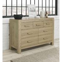 Turin Aged Oak 4+3 Drawer Chest