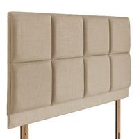 Turin Upholstered Headboard - Small Single - Beige