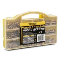 Turbodrive Single Thread Woodscrews Pack