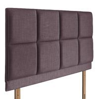 Turin Upholstered Headboard - Small Single - Amethyst