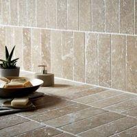 Tumbled Noce Travertine Wall Tile Pack of 15 (L)305mm (W)100mm