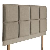 Turin Upholstered Headboard - Small Single - Fudge