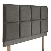 Turin Upholstered Headboard - Small Single - Slate