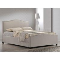 Tuxford Sand Fabric Finish King Size Bed