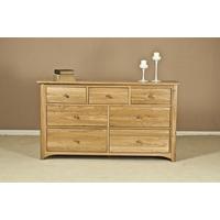 Tuscany Oak Chest of Drawer - 3 Over 4 Drawer