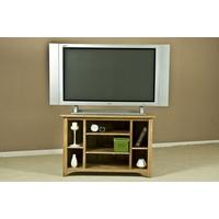 Tuscany Oak Video Unit - Corner