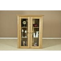 Tuscany Oak Dresser Top - 3ft Glass Door