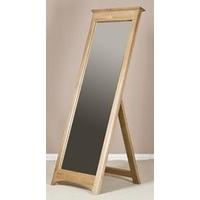 tuscany oak cheval mirror