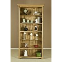 tuscany oak bookcase 6ft