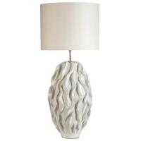 Tuscany Antique White Ridge Lamp