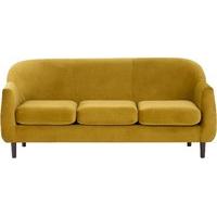 Tubby 3 Seater Sofa, Antique Gold Velvet