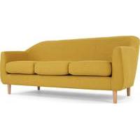 Tubby 3 Seater Sofa, Retro Yellow