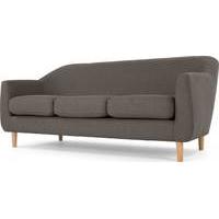 Tubby 3 Seater Sofa, Pewter Grey