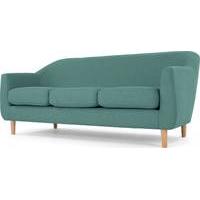 Tubby 3 Seater Sofa, Soft Teal