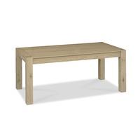 turin aged oak large end extension table