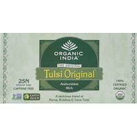 Tulsi Organic Original 25 Teabags (Pack of 5, Total 125 Teabags)