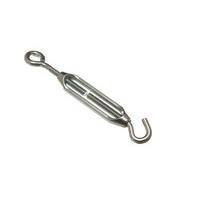 Turnbuckle Wire Strainer Tensioner Hook - Eye Bzp Zinc Plated 6MM ( pack 6 )