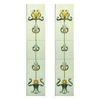 Tulip Yellow And Ivory Fireplace Tiles