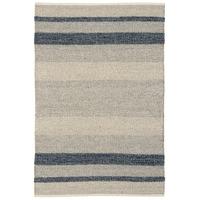 Tuzla Ebony Natural & Grey Wool, Cotton & Viscose Modern Rug