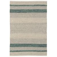 tuzla emerald green wool cotton viscose modern rug