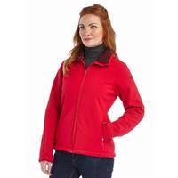 tulsie softshell jacket persian red