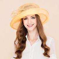 Tulle Headpiece-Wedding Special Occasion Casual Office Career Hats 1 Piece