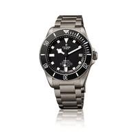 tudor pelagos mens automatic black strap watch