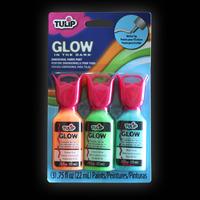 tulip 3d glow fabric paint 3 pack