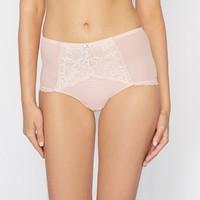 Tulle and Lace High Waist Full Briefs